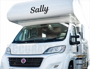 2 x Personalised Motorhome Caravan Name Sticker Decal 500mm - Imagen 1 de 4