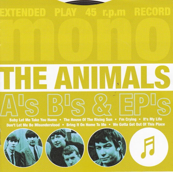ANIMALS - A's B's & EP's CD ~ GREATEST HITS~BEST OF (ERIC BURDON) THE 60's *NEW* - Image 1 of 1