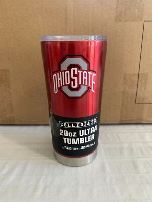 Taza vaso Ohio State Buckeyes NCAA 20 oz logotipo marcas Foto 1 de 2