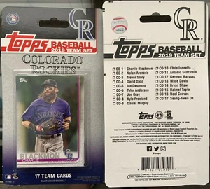 2019 TOPPS COLORADO ROCKIES 17 CARD TEAM SET ARENADO STORY MURPHY BLACKMON OH - Picture 1 of 1