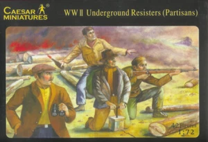 Resistencia subterránea Caesar Miniatures 1/72 Segunda Guerra Mundial - Imagen 1 de 1