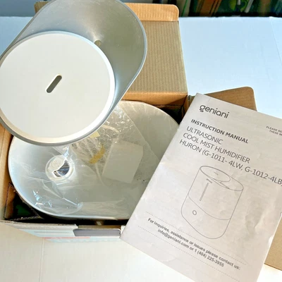 Geniani Cool Mist Humidifier with Essential Oil Diffuser 4L Top Fill EUC - Image 1 of 4