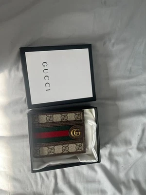 cartera de lona gucci gg Foto 1 de 4