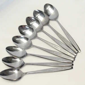 Stanley Roberts Larissa Oval Suppenlöffel 7 1/8" Glänzend Edelstahl Menge 8 - Bild 1 von 7