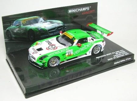 PMA 1/43 Mercedes-Benz SLS AMG GT3 MS Racing No22 ADAC GT Masters 2011 - Image 1 of 1
