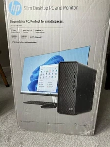 HP Slim S01-pF2003wb 27" (256GB SSD, Intel Core i3-10105, 1.70 GHz, 8GB RAM) PC - Picture 1 of 1