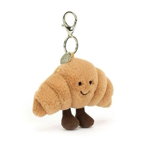 Croissant Bag Charm Keychain Keyring Gift Soft Plush Plushie/ Jellycat - Bild 1 von 3