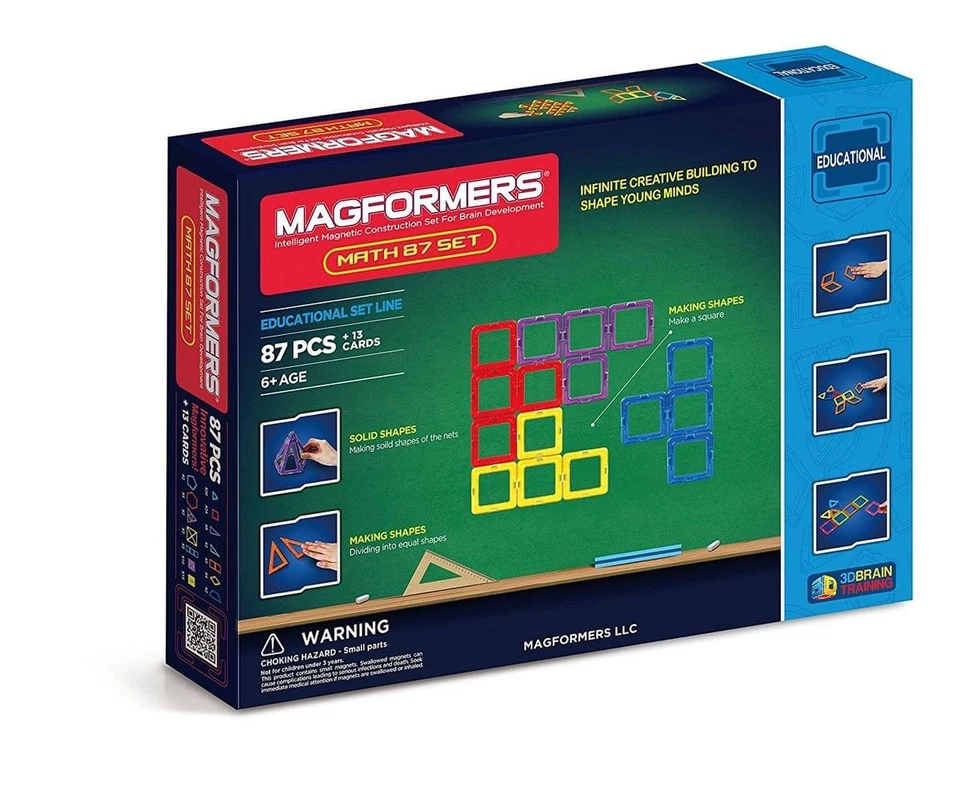 Magformers Juego de Construcción Educativa de Matemáticas 87 Piezas Foto 1 de 1