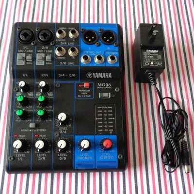 YAMAHA MG06  Mixer Effects Free Shipping From Japan - Image 1 of 4