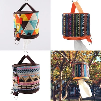 Camping Toilet Paper Holder Outdoor Tent Hanging Wipes Box Case Tissue Holder - Image 1 of 4