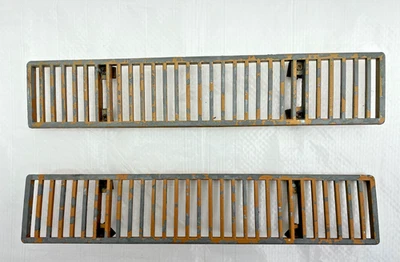 1968-1976 Corvette Rear Deck Grilles Back Vents Astro Ventilation Grills C3 Pair - Image 1 of 4