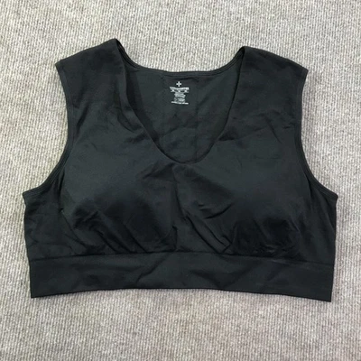 Tommie Copper Sports Bra Womens 3XL Black Copper Znergy Shoulder Support - Image 1 of 4