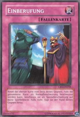 YuGiOh Einberufung CRV-DE058 Common NM 1st - Bild 1 von 2
