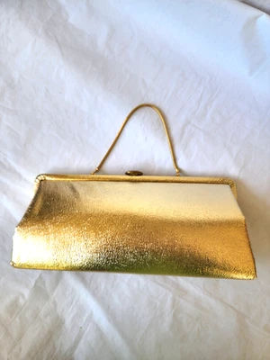 Bobbie Jerome evening purse Gold Lame - Image 1 of 4
