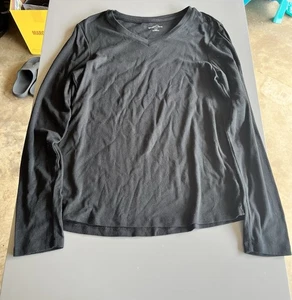 Eddie Bauer Langarmshirt Damen Large dunkelgrau - Bild 1 von 4