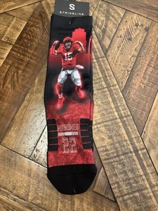 Strideline Crew Socks Kansas City Chiefs Patrick Mahomes White Red One Size 005 - Picture 1 of 8