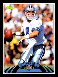 1996 Classic NFL Experience #8 Troy Aikman Dallas Cowboys - Picture 1 of 2