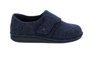 Zapatillas Finn Comfort Filzmoos 6501-416048, velcro, fieltro de lana, azul oscuro - Imagen 1 de 10