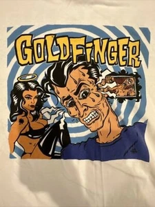 HOT Goldfinger Band White Cotton All size S-5XL gift for fans Shirt HM47 - Picture 1 of 3