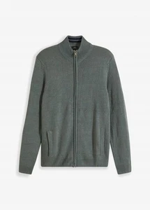Strickjacke mit Reißverschluss Gr. 44/46 S Eukalyptusgrün Herren-Pullover Neu* - Bild 1 von 1