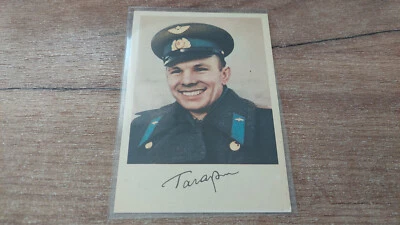 RUSSLAND - Autogrammkarte? Yuri Gagarin - Bild 1 von 2