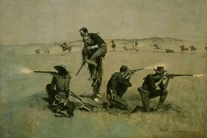 The Last Stand de Frederic Remington General Custer Giclee Estampado + Envío Gratuito - Imagen 1 de 4
