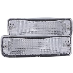 ANZO 511019 Parking/Signal Lights Chrome Clear For Toyota Pickup 89-95