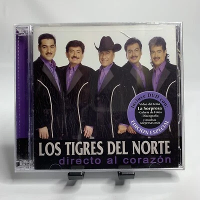 Los Tigres del Norte CD + DVD Directo al Corazon Norteno 2 Discs Rare New Sealed Foto 1 de 2