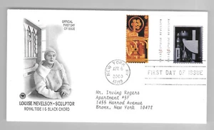 2000 US Scott #3380 Louise Nevelson Sculptor Royal Tide First Day Cover - Picture 1 of 1