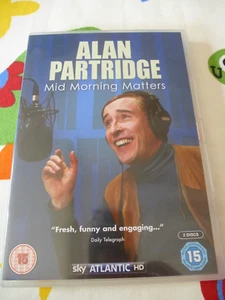 ALAN PARTRIDGE MID MORNING MATTERS 2012 X2 DVD DISC SET REGION 2 UK PAL FORMAT - Imagen 1 de 4