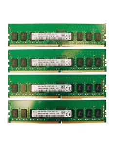 16GB (4X4GB) 1Rx8 PC4-2133P-UA1 SKhynix HMA451U6AFR8N-TF N0 AC PC RAM - Bild 1 von 2