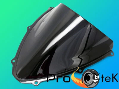 Parabrisas doble burbuja negro humo para Suzuki GSXR600 750 2006-2007 Foto 1 de 3