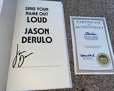 Jason Derulo Signed Book Sing Your Name Out Loud COA