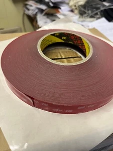 3M 19mm x 33m VHB Grey Double Sided Tape Roll Very Strong Bond **Long Roll** - Picture 1 of 2