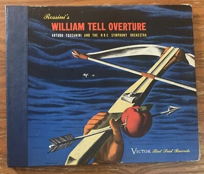 Arturo Toscanini Rossini William Tell Overture 10" Victor DM-605 78 RPM - Image 1 of 4