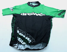 Answer XC Short Sleeve Jersey Black/Green MTB Mt Borah NEW