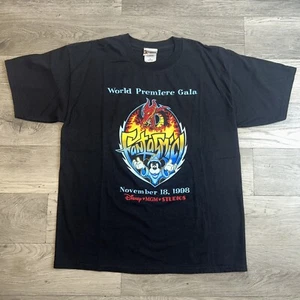 Vtg Disney Fantasmic MGM Studios Shirt 1998 World Premiere Gala Maleficent XL - Picture 1 of 6