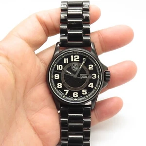Men’s Luminox Field Black Stainless Steel Band Automatic Watch - Picture 1 of 11