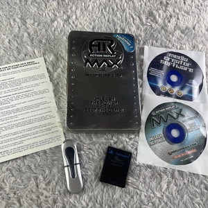 Action Replay Max para Sony PlayStation 2 PS2 Códigos de Trucos Discos Unidad USB Memoria Coche - Imagen 1 de 13