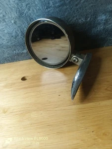 Vintage 1950's Yankee Metal Products Tri-Bar Exterior Door Mirror #40100 - Picture 1 of 11
