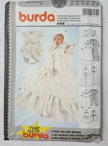 Burda Pattern - Christening Coordinates (3mo-2yr) #3039 - Uncut - Picture 1 of 2