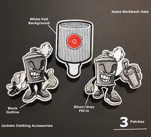 Graffiti Street Art Style Clothing Patches – Original Iron-On & Sew-On Embroider - Picture 1 of 12