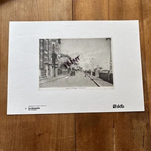 FERMO -PORTO S. Giorgio Lungomare Ville Liberty - Tavola Stampa D’epoca. Marche￼ - Foto 1 di 11