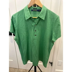 Polo Golf Ralph Lauren Tailor Fit Damen Größe XL Grün Kurzarm Poloshirt - Bild 1 von 5