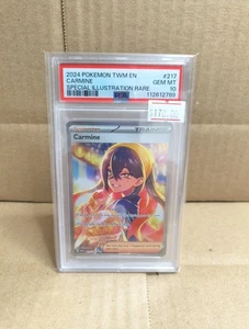 2024 Pokemon SV Twilight Masquerade TWM EN Carmine #217/167 PSA 10 - Bild 1 von 2