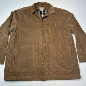 Scandia Woods Sakko Herren XL Arbeit Scheune Baumwolle Cord Flanell gefüttert braun - Bild 1 von 10