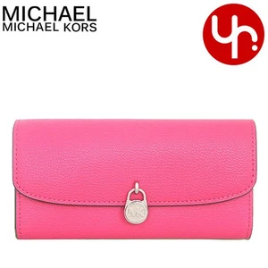 Michael Kors Hamilton Large Continental Wallet 35S5SHME9L Dragon Fruit Outlet - Picture 1 of 3