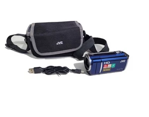 JVC Everio HD Camcorder GZ-HM30AU 40x Optical Zoom Carrying Case Battery and SD - Picture 1 of 24