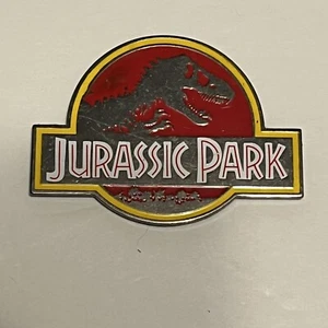 Jurassic Park Refrigerator Magnet Metal Amblin T-Rex Logo - Universal Studios - Picture 1 of 3
