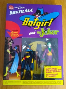 DC Direct Classic Silver Age Batman BATGIRL & JOKER Deluxe Action Figures NEW - Picture 1 of 12